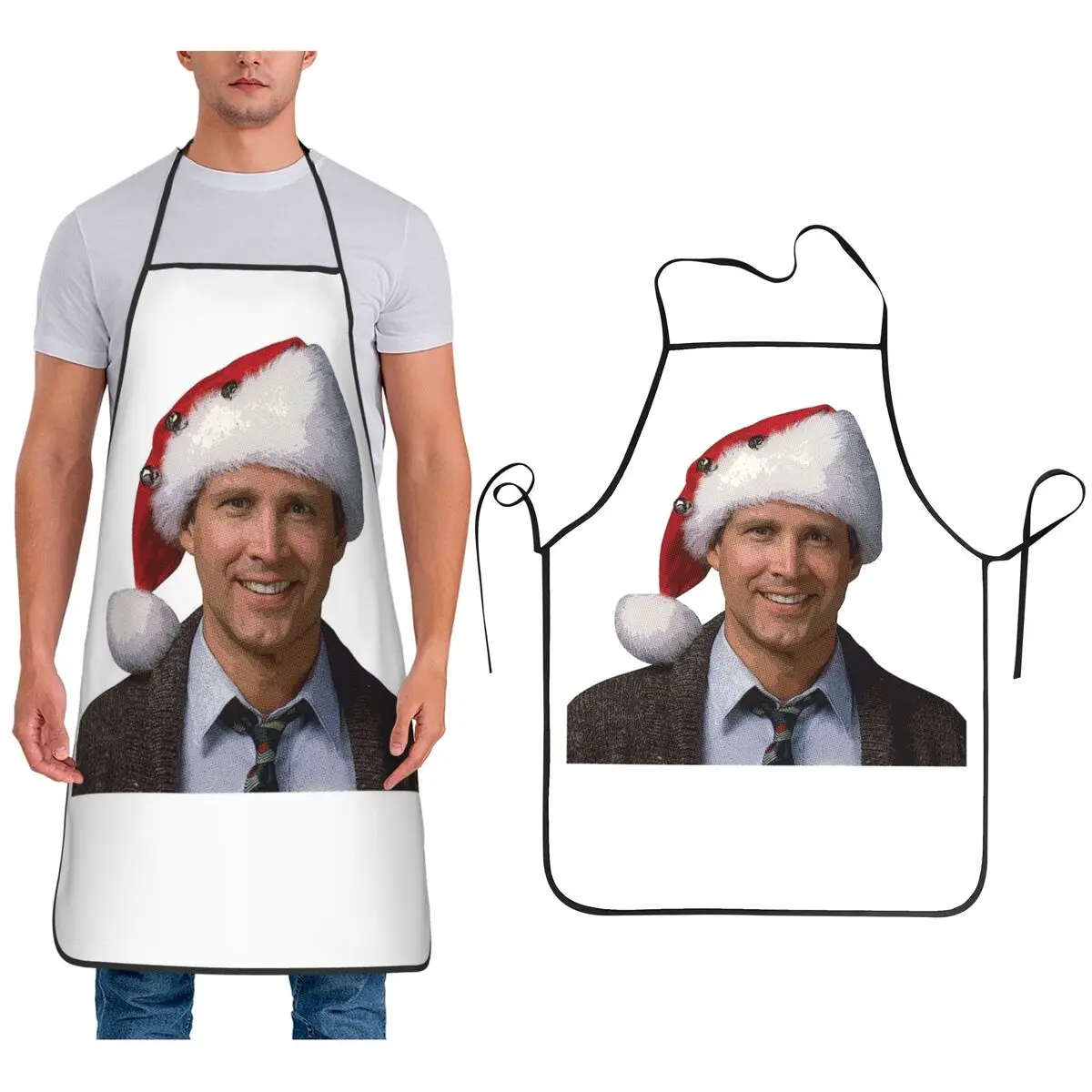 

Фартуки Clark Griswold National Lampoon's 1989 года, шеф-повар, приготовление пищи, выпечки, нагрудник без рукавов, кухонный сарафан для уборки