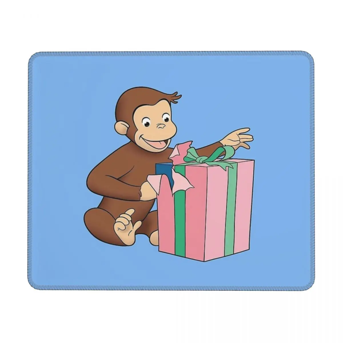 Curious George Birthday Gift Multi-size Mouse Pad Computer Keyboard Mouse Mat Gaming PC Laptop Desk Mat Accessories Table Mats