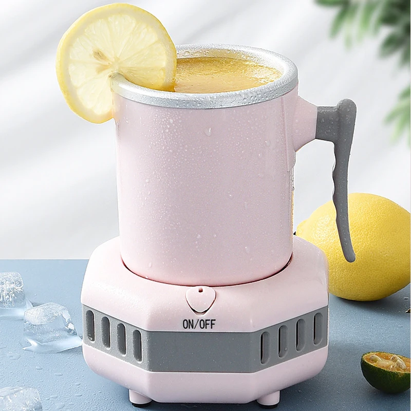 Summer New Fast Refrigeration Cup Portable Iced Cooling Cup Office Desk Surface Panel Quick Cold Cup Cold and Warm