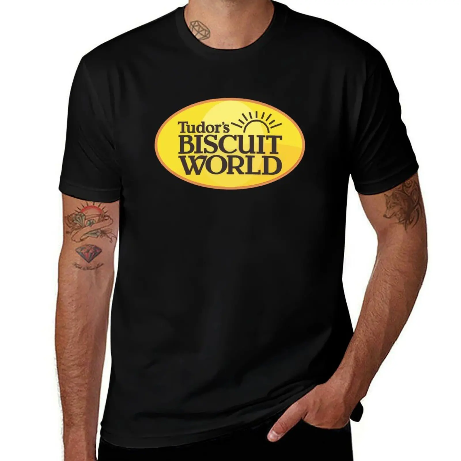 Resto Tudor's Biscuit World T-Shirt Plus Size Everyday Tee Shirt T-Shirt