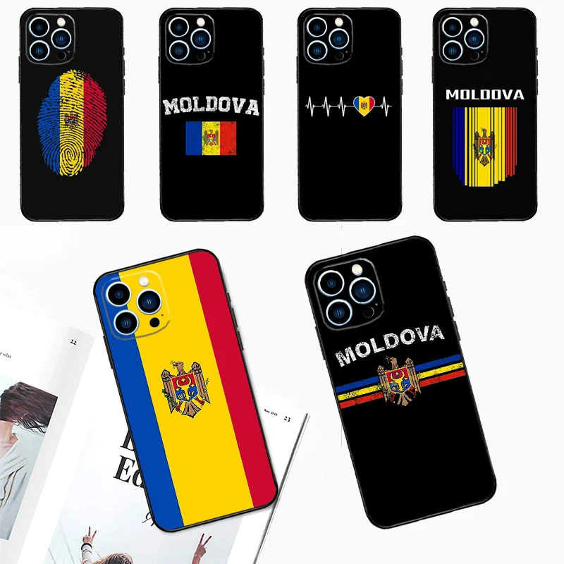 Moldova Flag Case For Samsung Galaxy A55 A35 A15 A36 A16 A56 A32 A52 A53 A33 A53 A14 A34 A54 A17 A37 A57