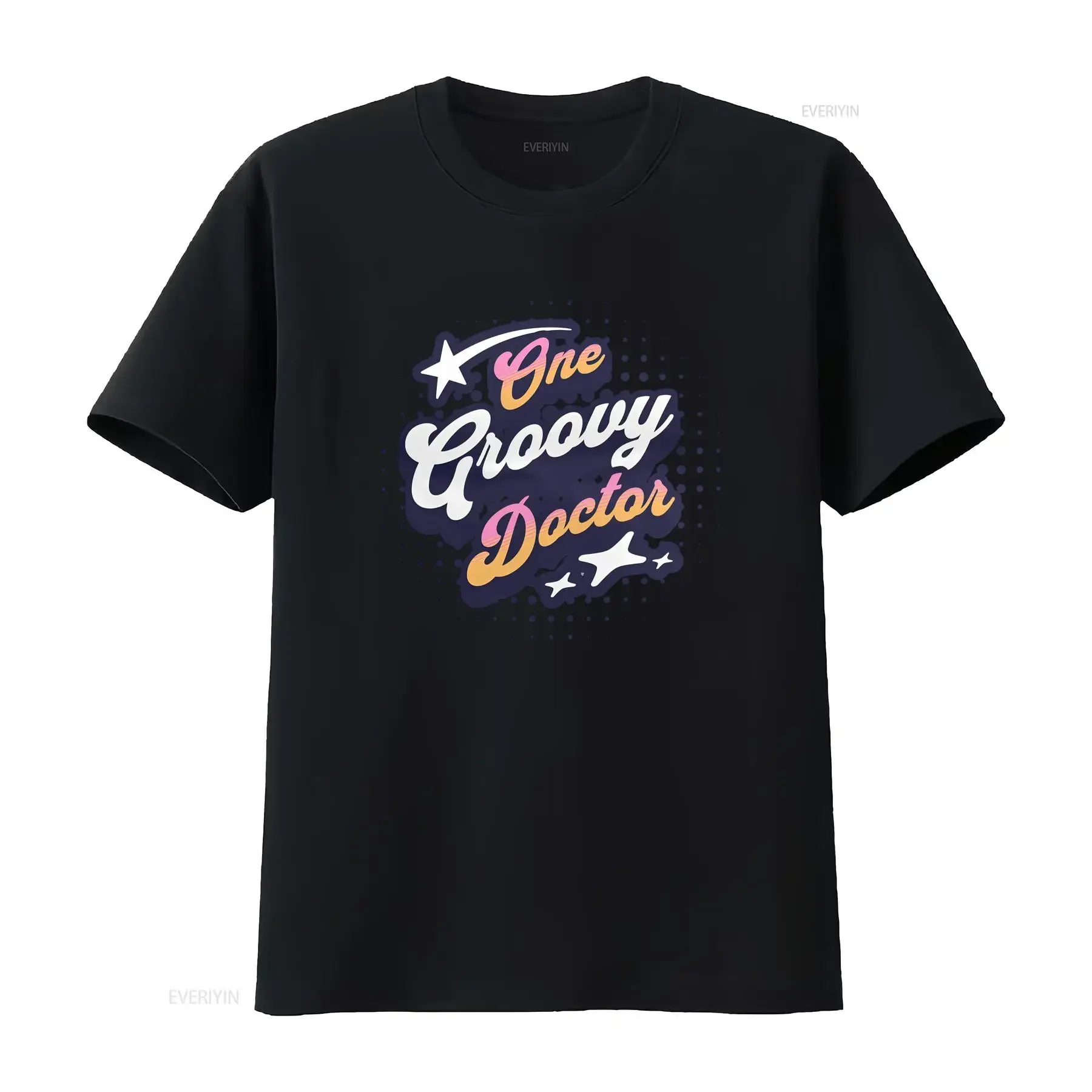One Groovy Doctor T Shirt for Funny MD Grad Physician Medical vintage Washed fashion streetwear homme designer clothes