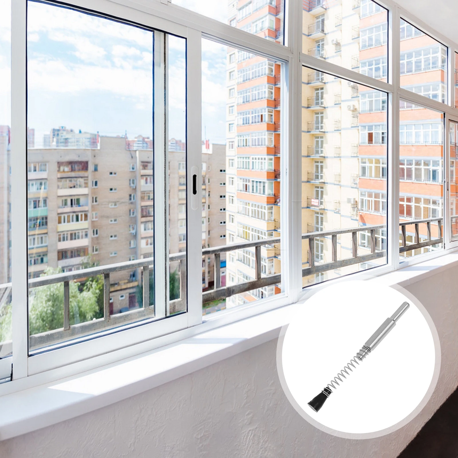 

25pcs Window Screen Plunger Pins Stainless Steel With Caps Debris Protection Easy Install No Tools Universal Metal Spring Loaded