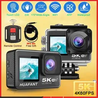 G9SE Action Camera 5K30FPS 4K60FPS 48MP 2.0 Touch LCD EIS Dual Screen Wi-Fi 170D DVR Webcam Waterproof 30M 5X Zoom Sports Camera
