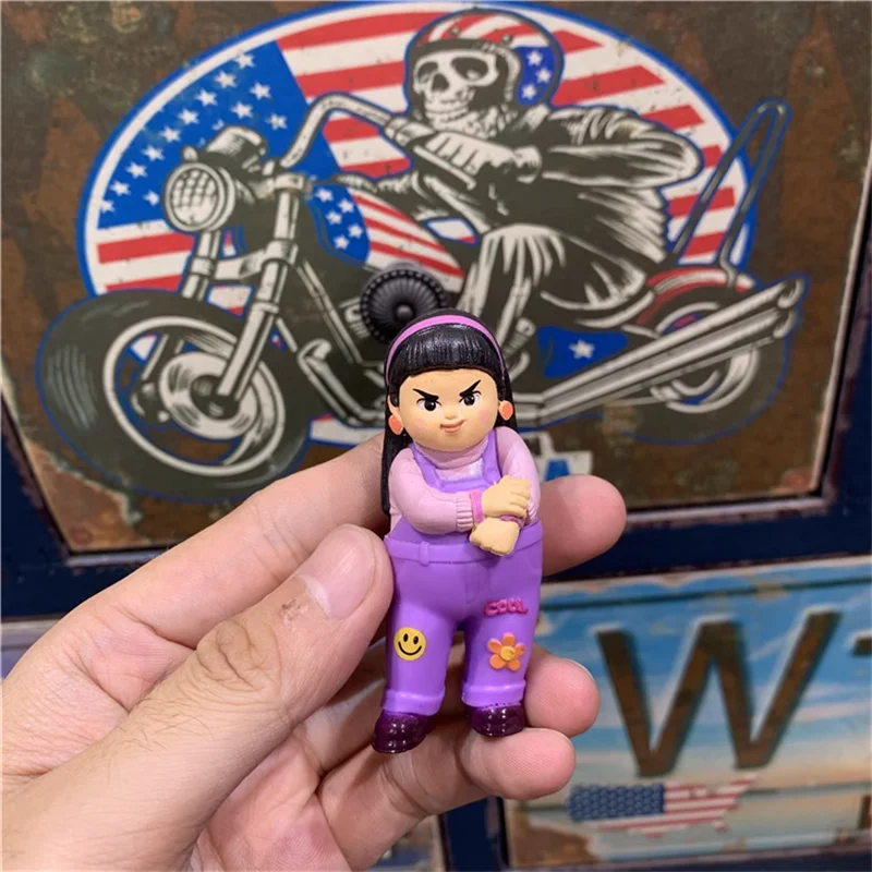 6cm Cartoon movie turn to the red panda Abby action figure Doll hard PVC collection Meilin Lee model toy