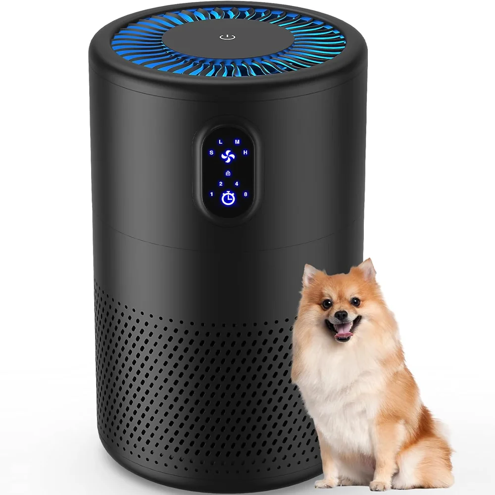 

Portable Air Purifier for Home Small Pet Desktop Smart Airpurifier Household Portable Air Purifier