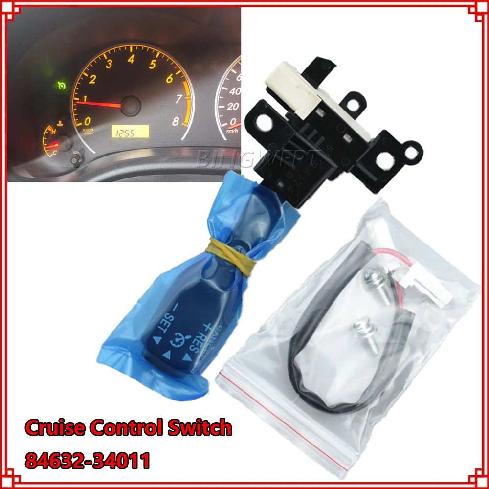 Steering Wheel Cruise Control Switch 84632-34017 84632-08021 84632-34011 For Toyota Corolla Yaris Vios Wish Auris Prius Previa