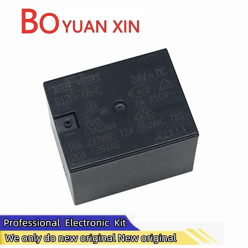 Electromagnetic Relay 812H-1A-C-5VDC 812H-1A-C-12VDC 812H-1A-C-24VDC 4Pin16A A Set of Normally Open Communication Relay