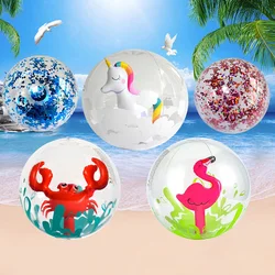 Rooxin Swimming Pool Toys Unicorn Flamingo Inflatable Beach Ball Pool Float Swimming Ring Summer Water Play Party Accessories ﻿