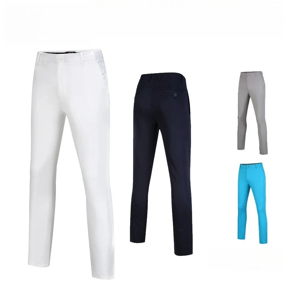 Men's Golf Pants Summer High Elasticity Waist Elastic Band Sports Pants KUZ056