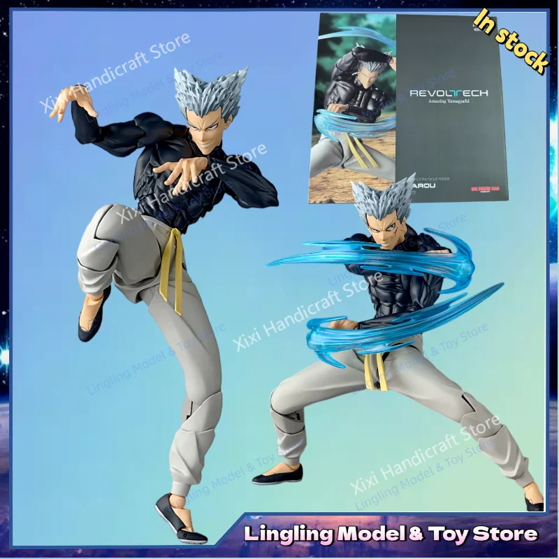 В наличии Новинка Kaiyodo Revoltech Amazing Yamaguchi NR098 One Punch Man Гароу, не масштабная фигурка 16,5 см, коллекционная игрушка, подарок