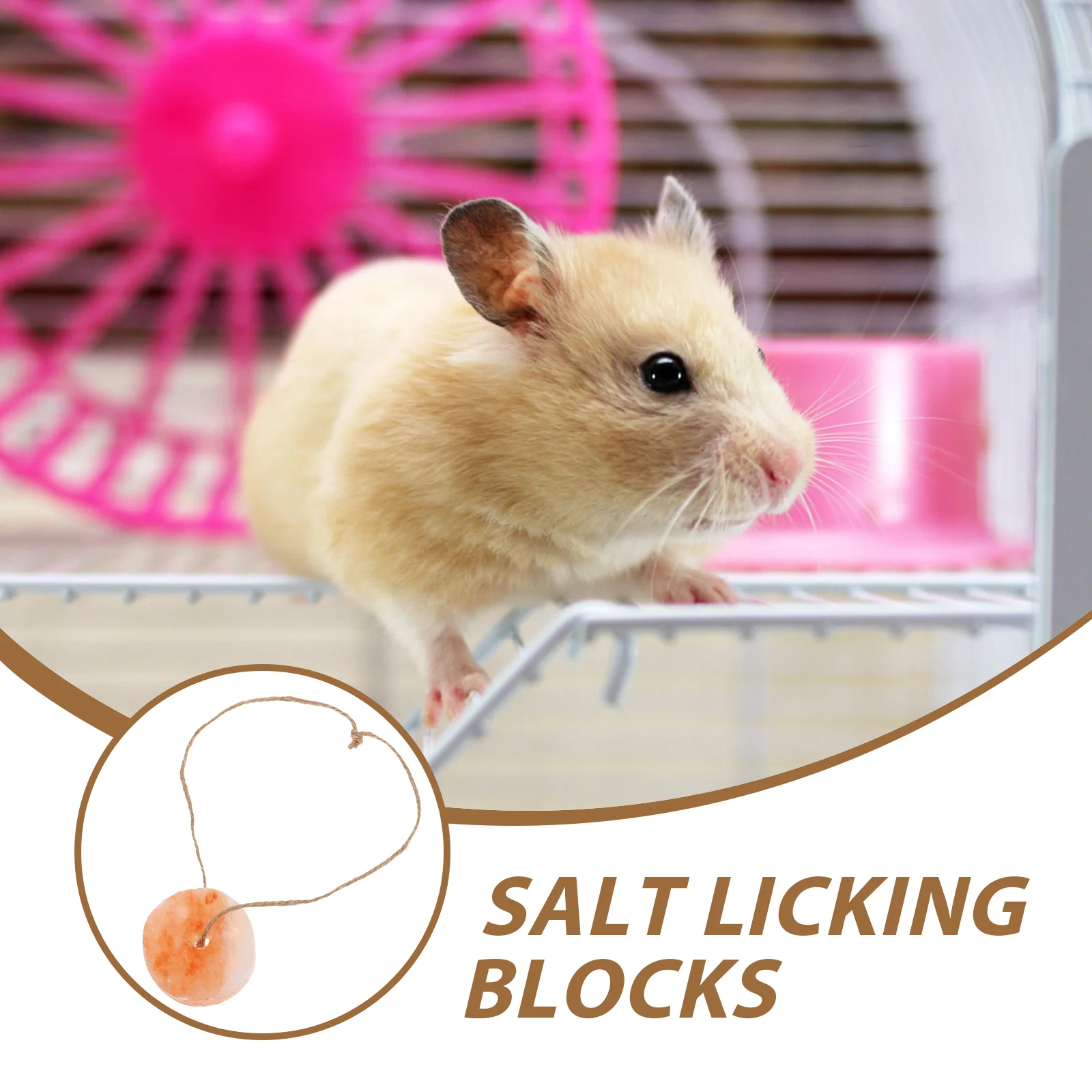 The Animal Pet Salt Block Small Brick Blocks Animals Lick for Rabbit Hamster Supply