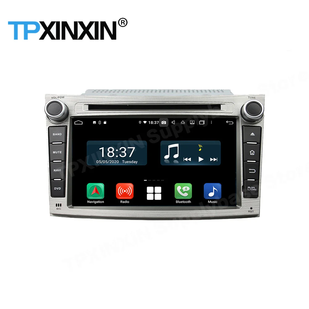 Car Radio With Bluetooth For Subaru Legacy Outback 2009 2010 2011 2012 2013 2014 GPS Navi Automotive Multimedia Stereo Receiver