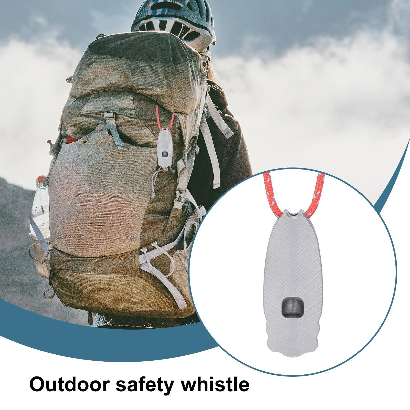 

Свисток для каяка, громкий свисток для весла 120 дБ, альпинистское оборудование для безопасности, спасения, путешествий, приключений, каякинга, рыбалки