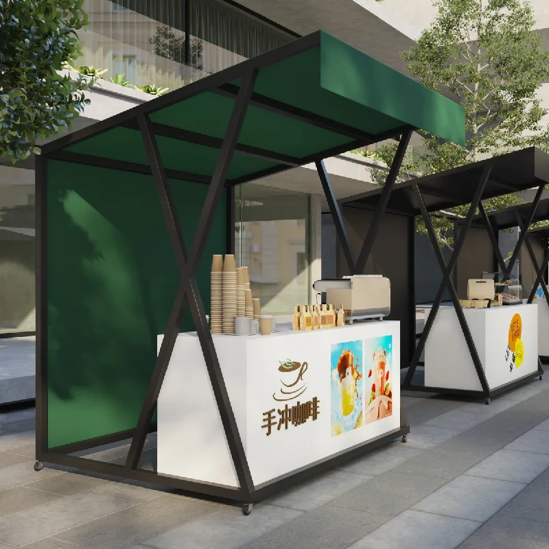 Internet celebrity night market activities stall table shopping mall iron promotion shed outdoor stall display stand