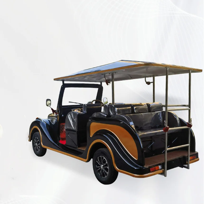 Small Airport VIP Retro Classic Car For Adults Golf Scooter Electric High Speed Moving Antique Sightseeing Cart