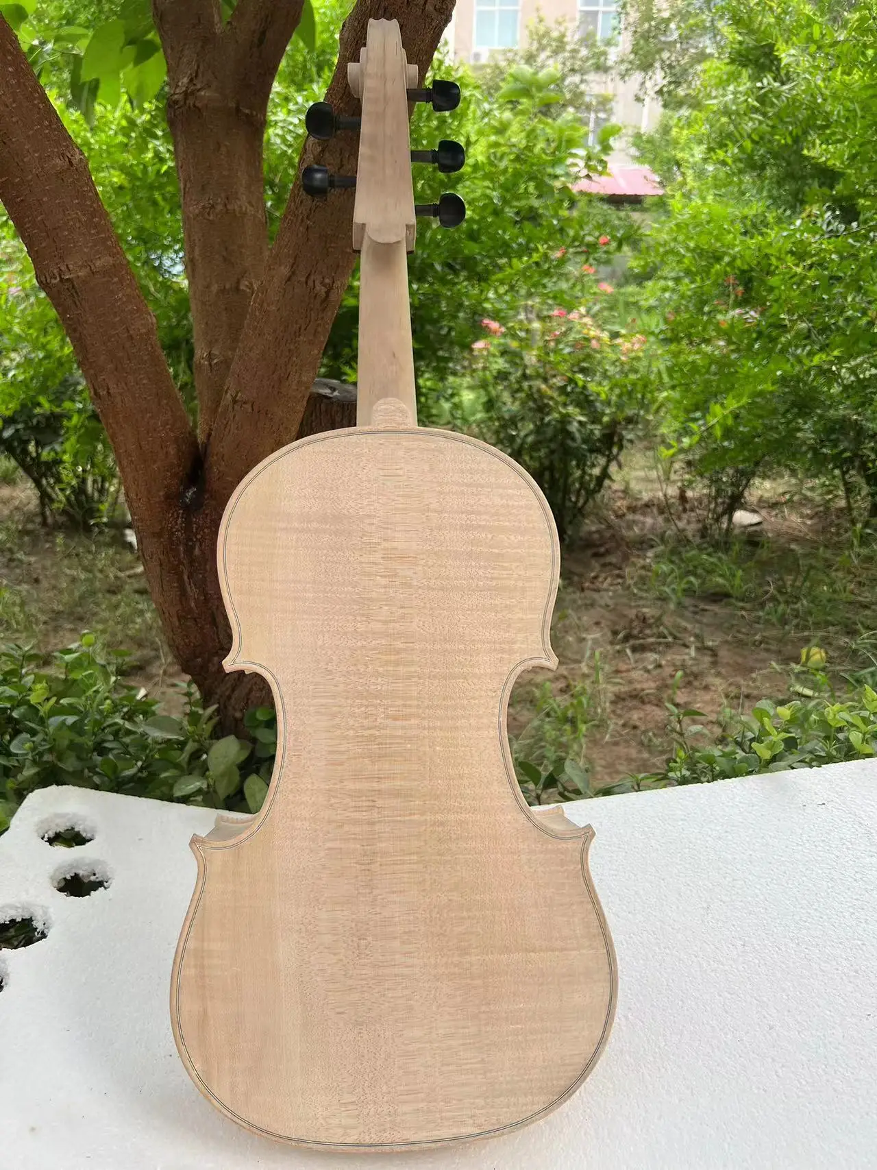 Hand made big Thicker rib 5 string viola 18\