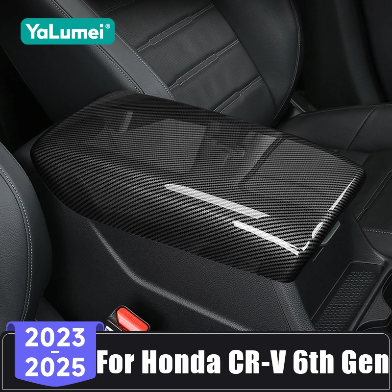 Für Honda CR-V CRV 6th Gen 2023 2024 2025 ABS Auto Center Konsole Armlehne Lagerung Box Panel Trim Abdeckung schutzhülle Zubehör