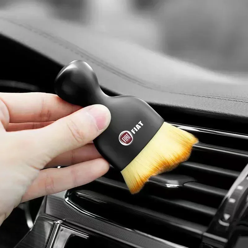 Car Interior Cleaning Detaling brush Air Car Crevice Dust Removal Tool For Fiat 500 500L 500X 124 Aegea MobiPanda Tipo