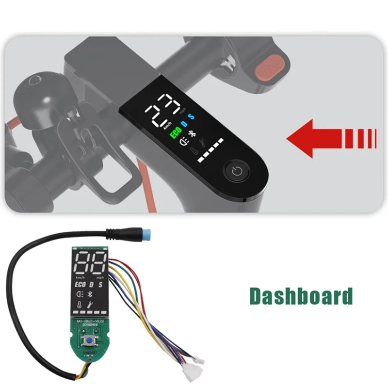 Upgrade Bluetooth Dashboard BT For M365 Pro 1S Pro 2 Kickscooter Electric Scooter Display Dash Board Circuit Board Parts