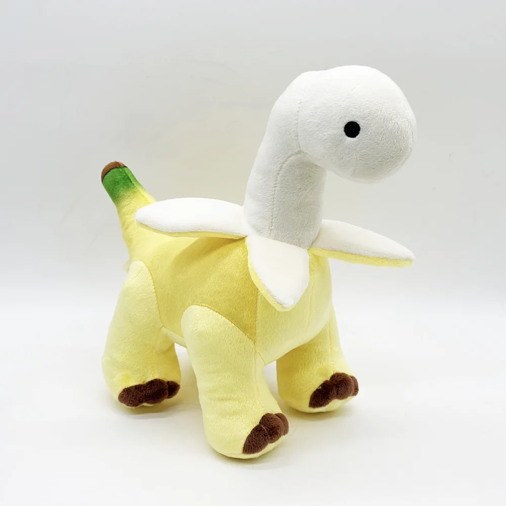 

25CM Peeled Banana Brontosaurus Plush Toy Dolls Cartoon Stuffed Soft Toy Birthday Christmas Gift For Children
