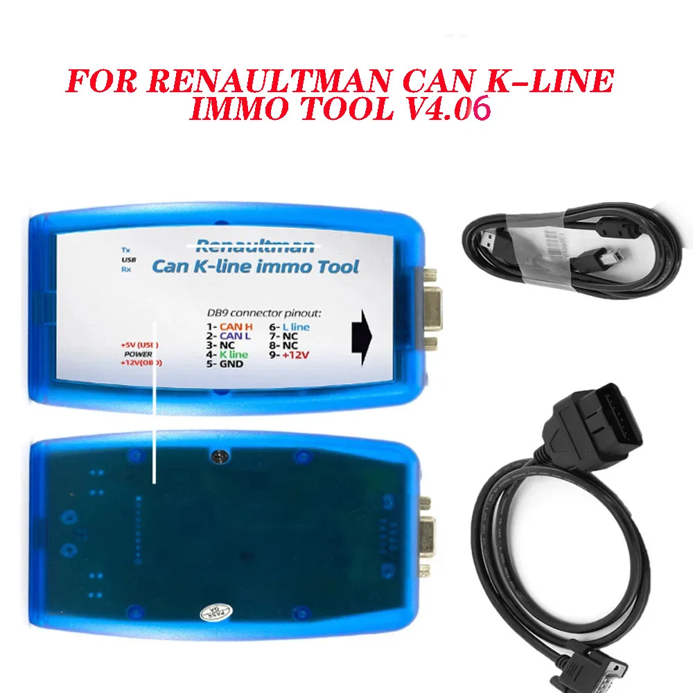 Renault V4.06 CAN/K-line Immo Tools For OBDII  Fully Automatic ECU Programmer Read / Write EEPROM Tool