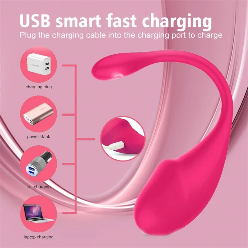 Wearable G Spot Massager for Women - Mini Vibrator with App Remote Control Rechargeable Clitoral Vibe for Couples Adult Sex Toy image 4