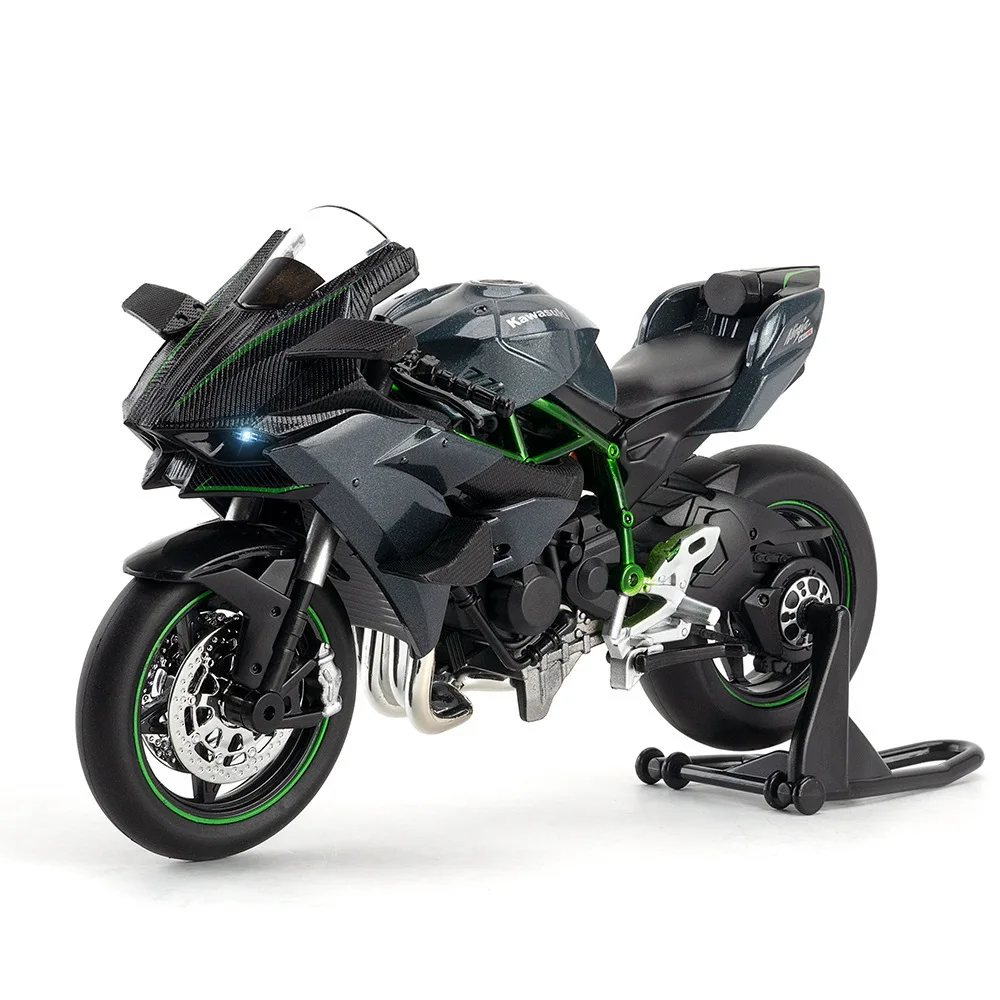 

1:12 S100RR Ninja H2R Motorcycles Models Cars Toys Alloy Diecast Miniature Model with Light Vehicle Birthday Gifts
