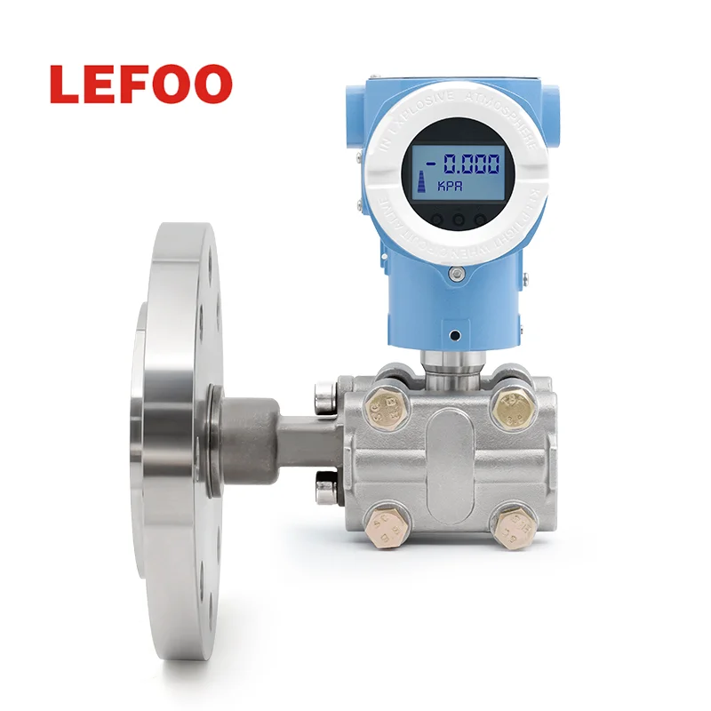 3051 Flanged Differential Pressure Transmitter with Display 4-20mA with HART Protocol for Industrial Automation