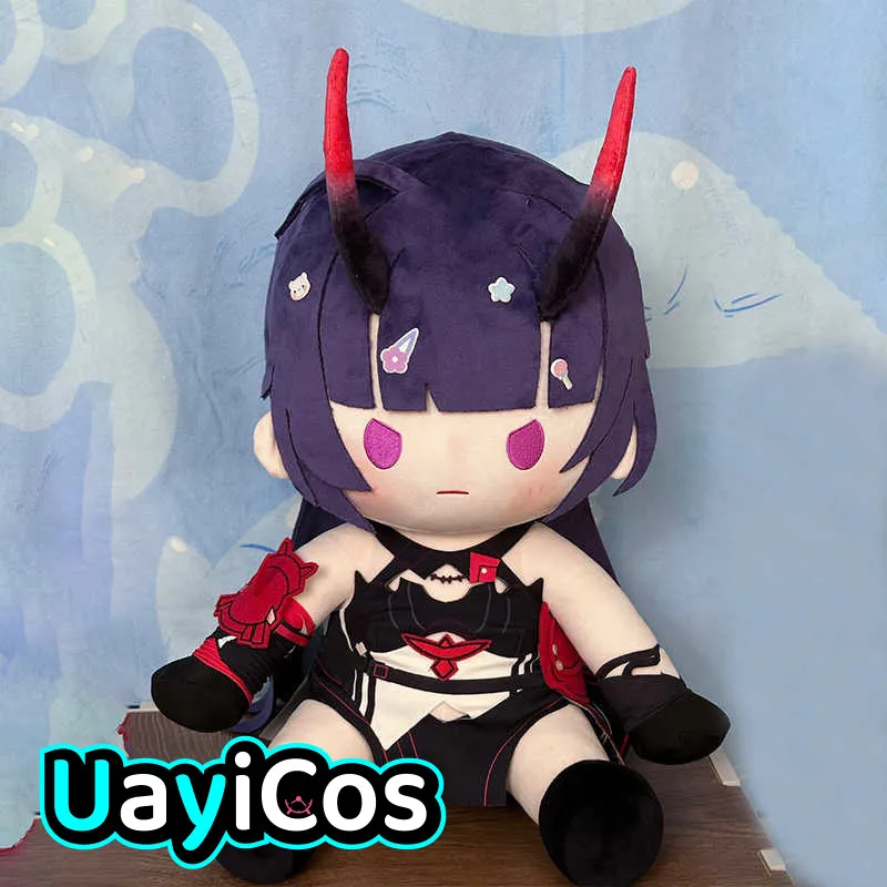 40cm Honkai Impact 3 Raiden Mei Stuffed 40cm Sitting Plushies Plush Cotton Doll Clothes Soft Pillow Anime Figure Toy Kids Gifts