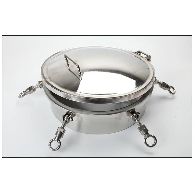 304 Stainless Steel Pressure Manhole Cover Round Reactor Tank Observation High Pressure Manhole