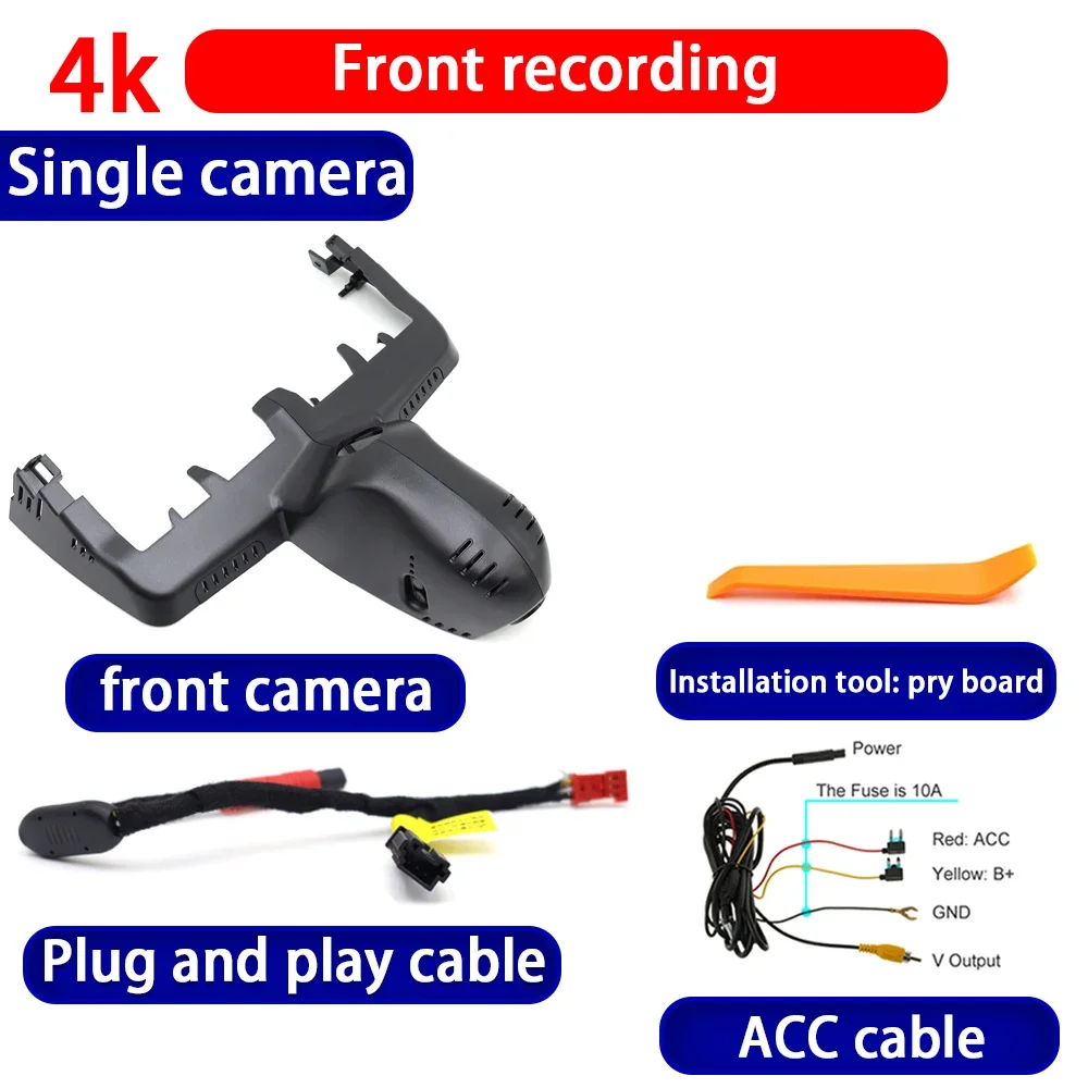 Zhucamx Videorecorder 4K Uhd Plug En Play Auto Dvr Dash Cam Voor Bmw X3 G01 Ix3 G08 2017 2018 2019 2020 2021 2022 2023 2024