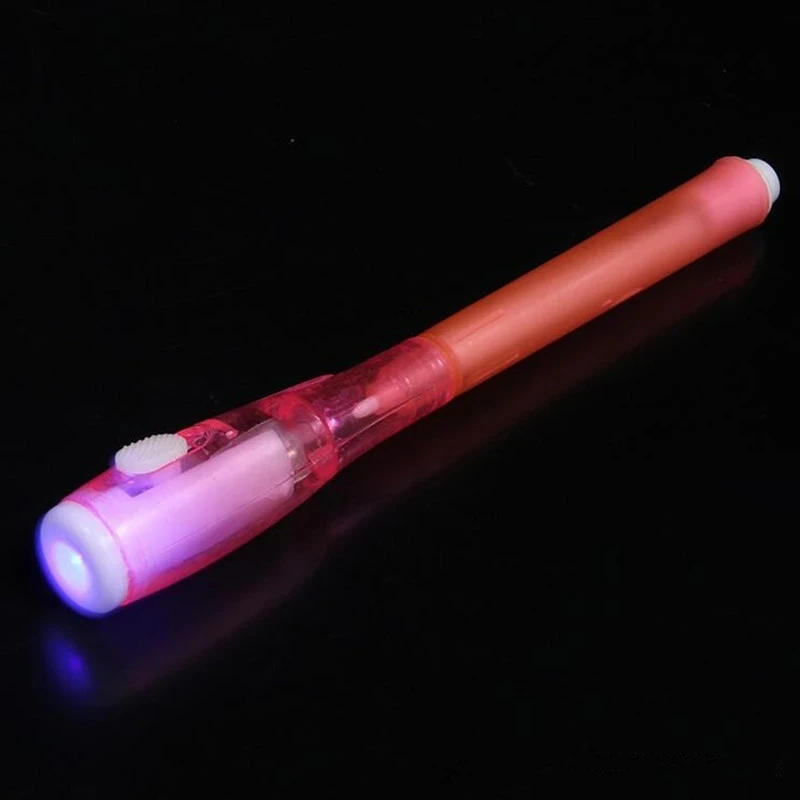 4pcs Invisible Ink Pen UV Light Funny Marker For Kids Students DIY Party for Home School Birthday Gift Carnival