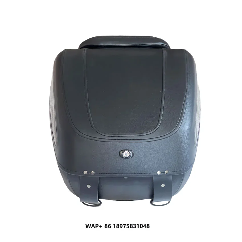 Universal Factory Priced Leather Hard Tail Box Saddlebags for Harley for Honda for Suzuki for