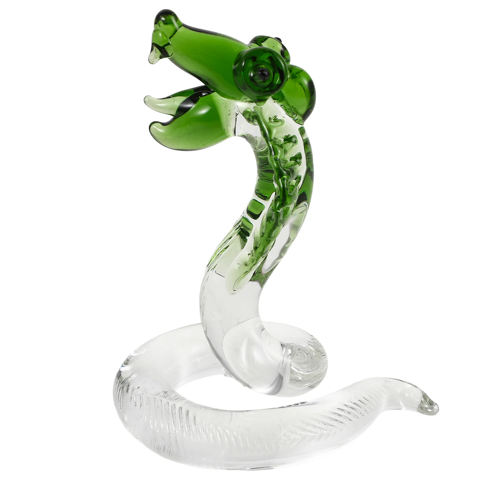 

Small Artificial Plants DIY Snake Statue Glass Crafts Decor Animal Mini Sculpture Figurine Baby
