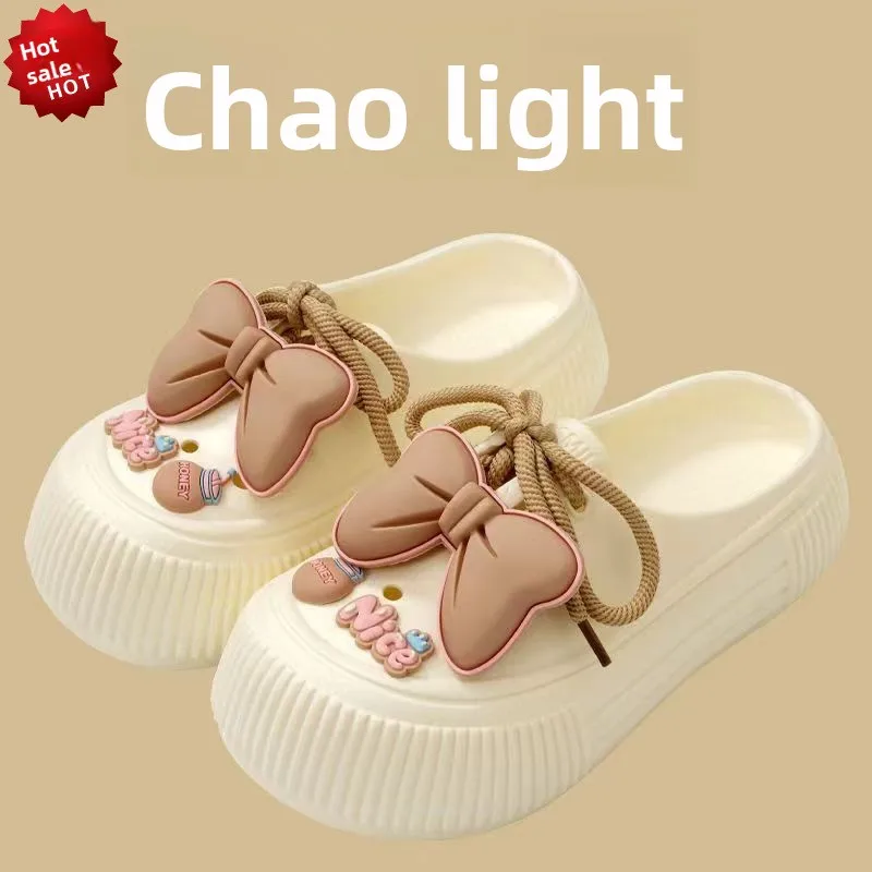 Summer Women Slippers Cute Decoration Platform Sandals Casual Outdoor Clogs Beach Sandal Non-slip Slides Indoor Home Shoes 36-41