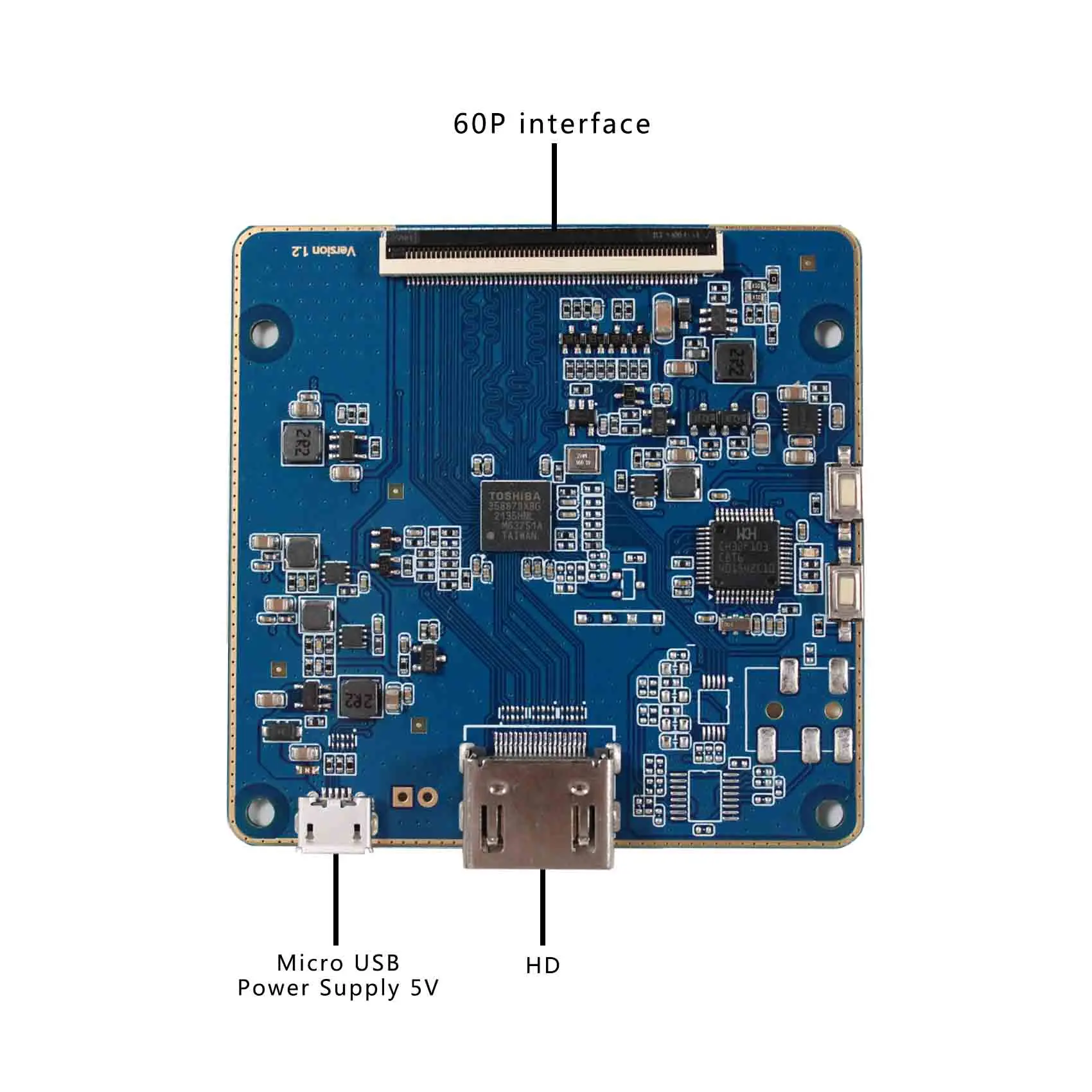 شاشة LCD مقاس 6.3 بوصة LS063R1SX01 1440x2560 2K IPS MIPI ولوحة تحكم