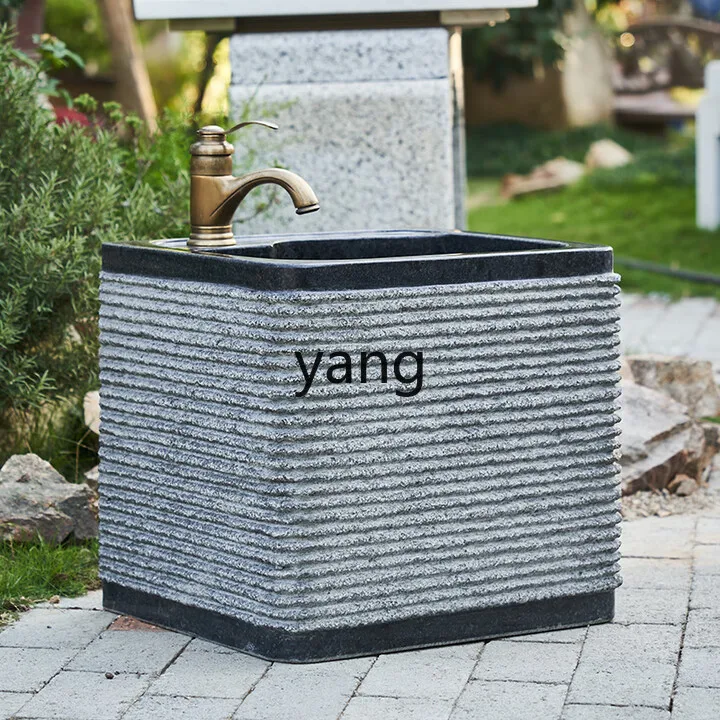 LZR granite villa garden sink integrated sink laundry table