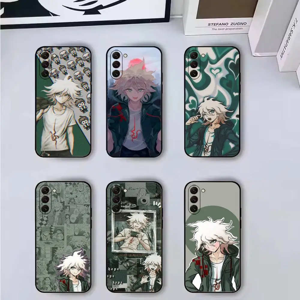 Danganronpa Game N-Nagito Komaeda Phone Case For Samsung Galaxy A73,A72,A71,A70,A53,A52,A51,Others Soft Black Cover