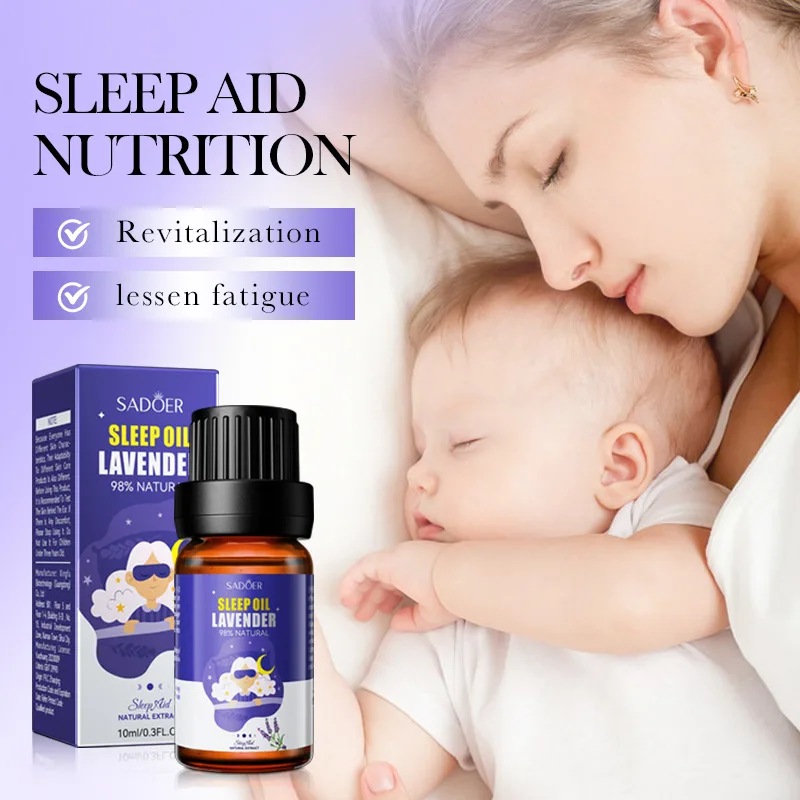 10ml Lavender Essential Oil for Sleep Aromatherapy Deep Sleep Sleeping Natural Lavender Essential Oil Sleep
