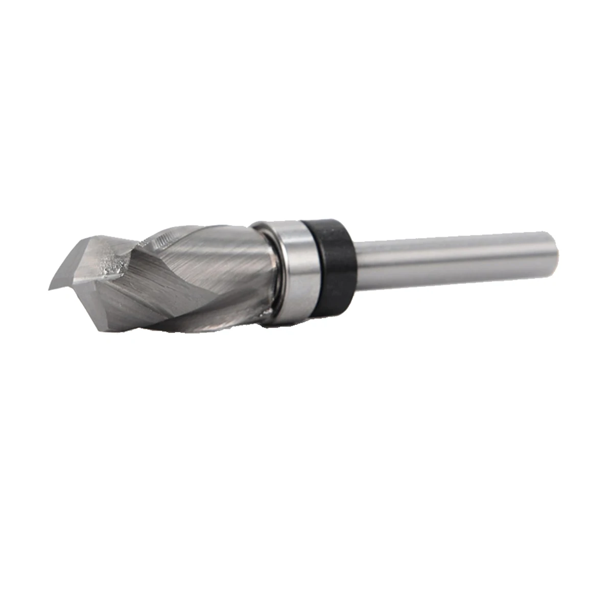 

12.7*25.4*67MM Carbide Lower Bearing Spiral Trimming CNC Router Bit End Mill 1/4" 6.35mm Shank for Woodworking