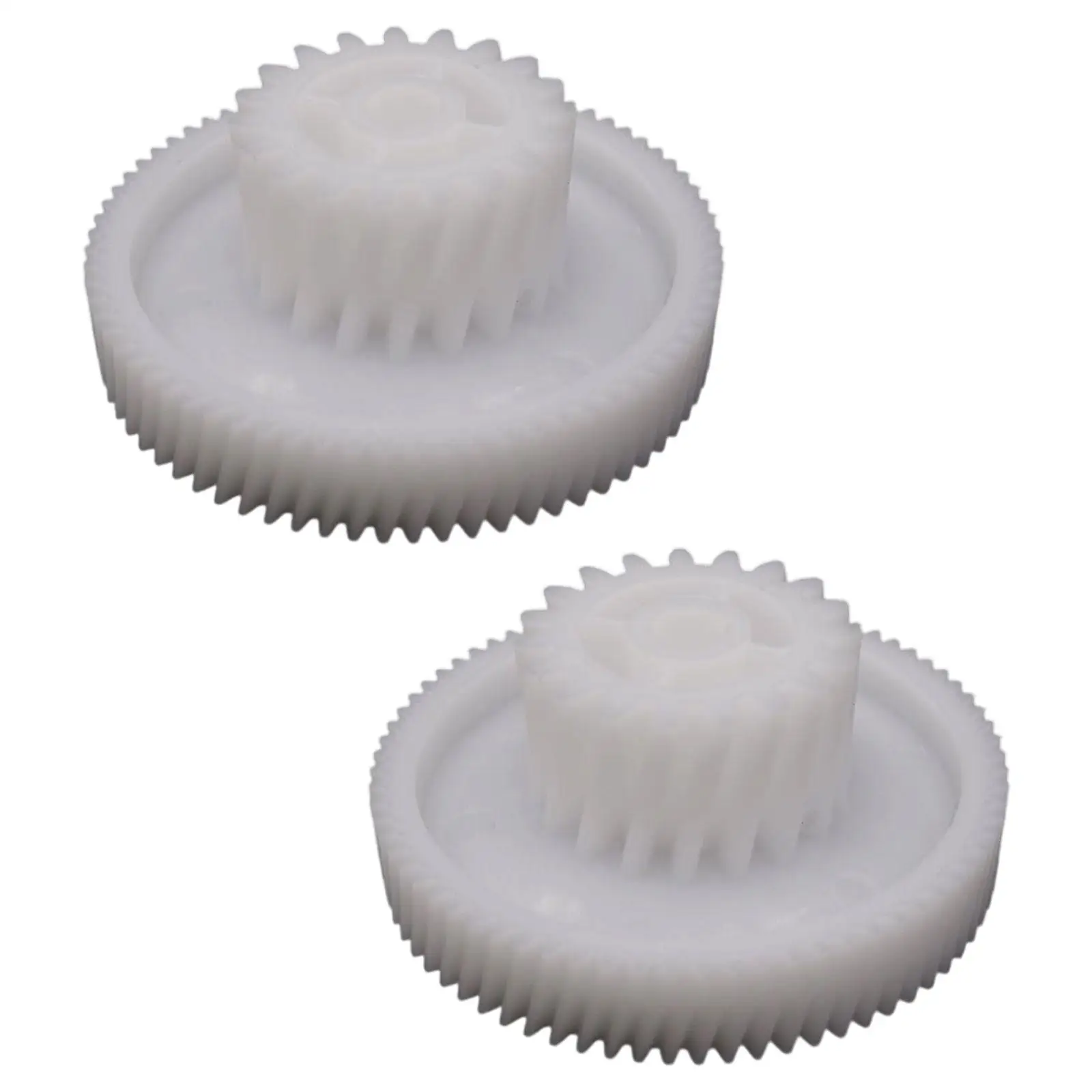 2 ชิ้นเกียร์สําหรับเครื่องบดเนื้อ 74/19 ฟันสิ่งที่แนบมาโปรเซสเซอร์เกียร์เครื่องบดเนื้อส่วนซ่อมสําหรับครัวเรือนห้องครัวเชิงพาณิชย์