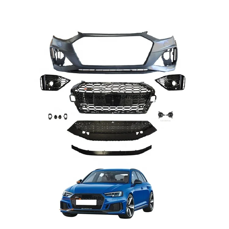 

Factory Sales RS4 Style Body Kit for A4 B9 2020-2022 New Condition Car Front Bumper Grille Accessory