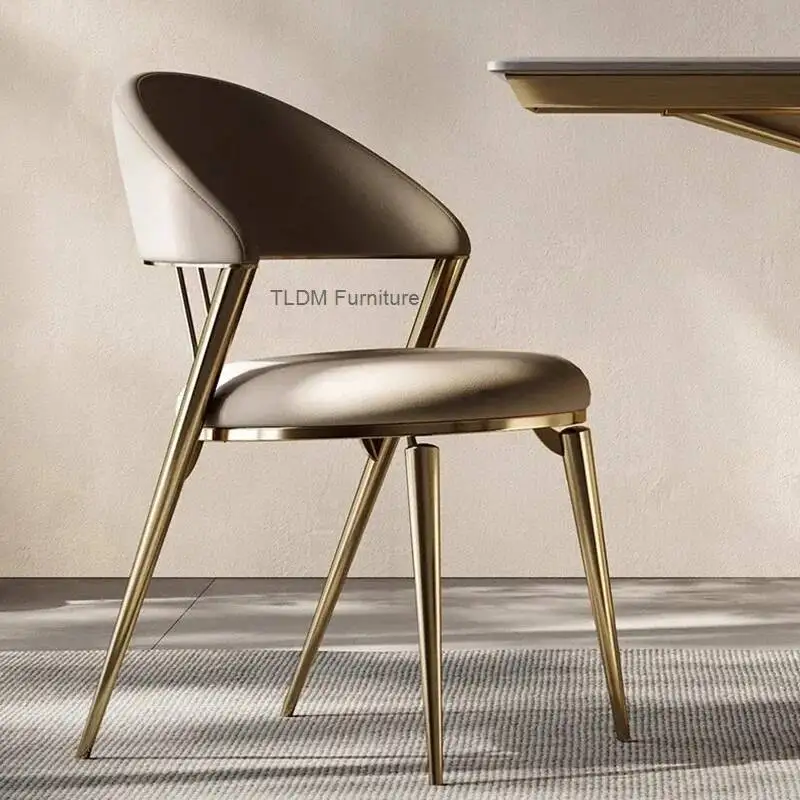 

Комплект из 2 стильных обеденных стульев Heavy Legs в итальянском современном минималистичном стиле, металлические, для дома и столовой