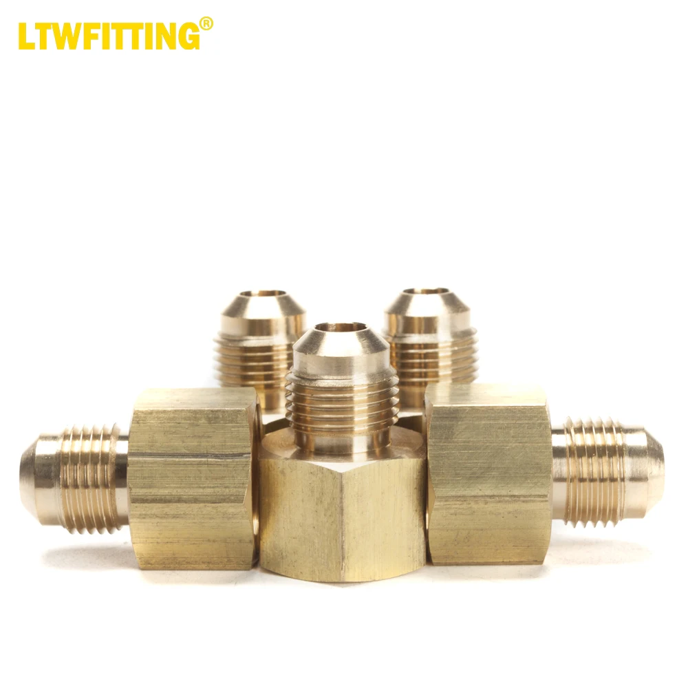 

LTWFITTING Brass Flare 3/8" OD x 1/2" Female NPT Female Connector Tube Fitting(Pack of 5)