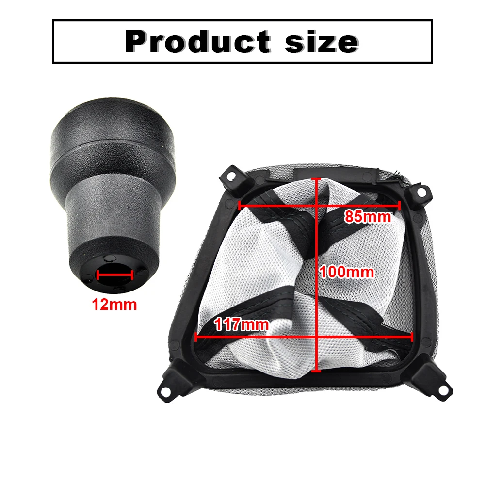 5 Speed Gear Shift Knob Lever HandBall With Shifter Gaiter Boot Cover For Hyundai Tucson 2004 2005 2006 2007 2008 2009