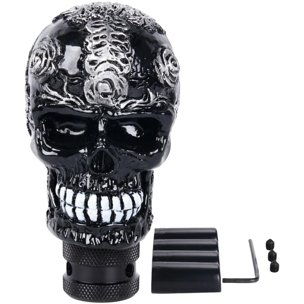Stylish Skull Gear Shift Knob for Vehicle with Precision Threading M8 for m10 for m11 and Comfortable Ergonomic Design