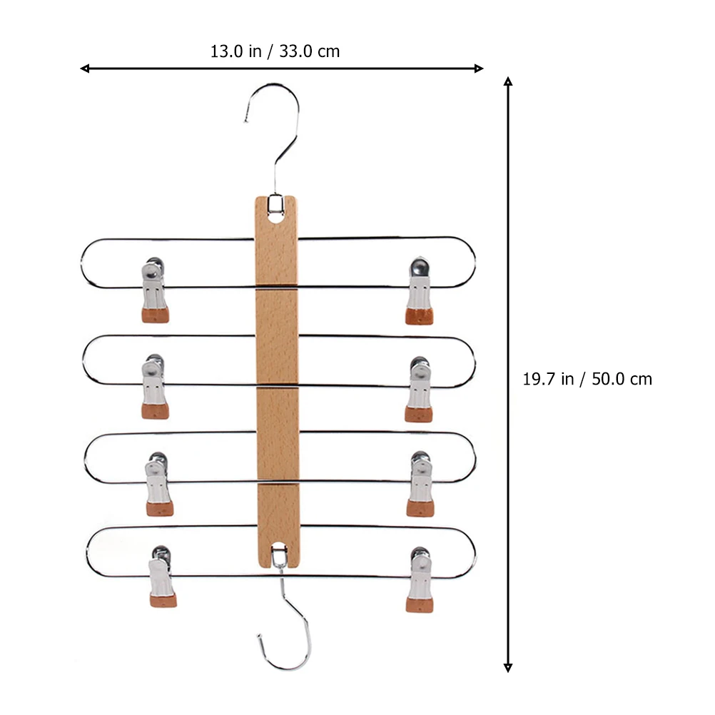 1 قطعة الشماعات كولوتيس تنورة كليب الشماعات متعدد الطبقات السراويل رف ل الجينز خزانة المنظم خزانة تخزين شماعات ملابس