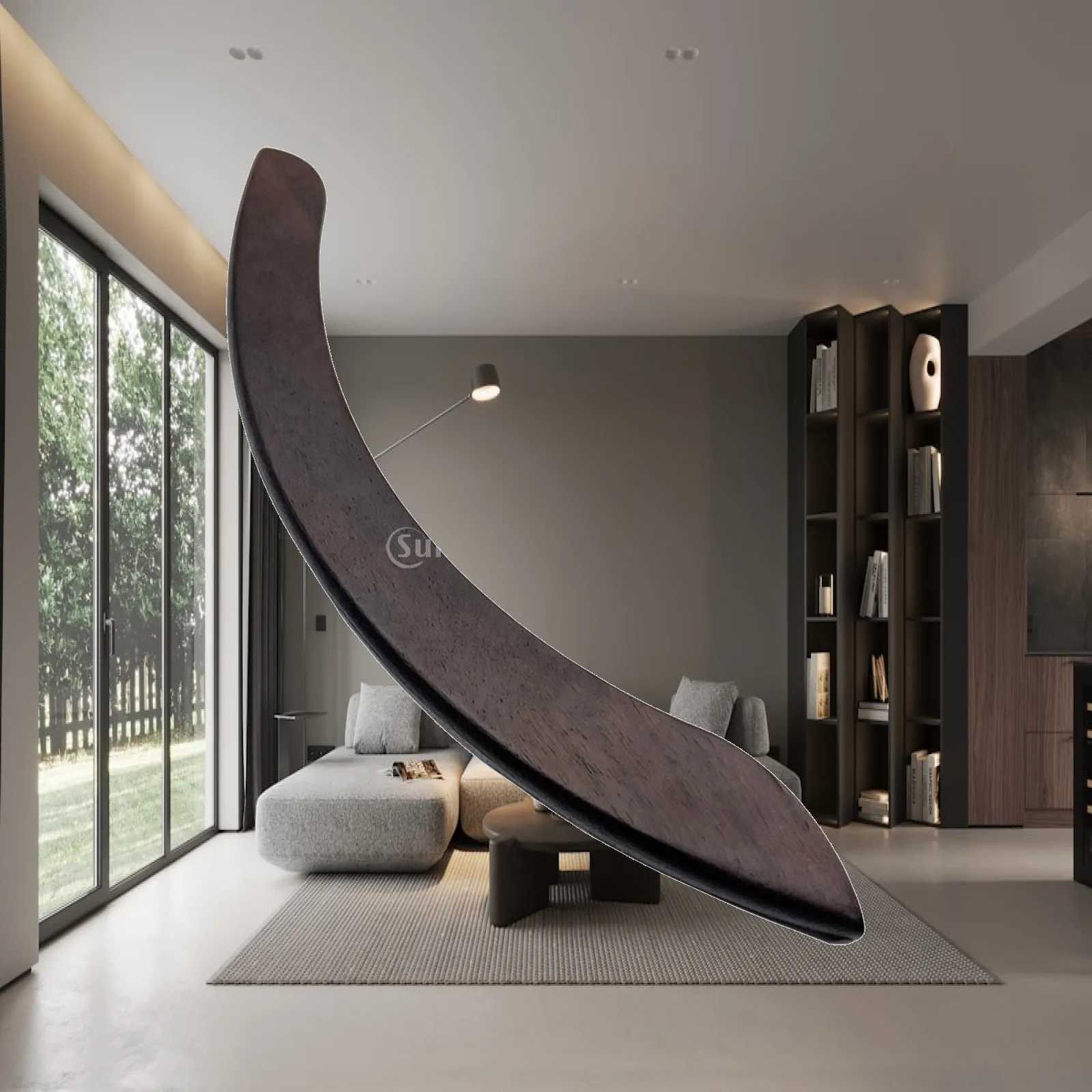 Rosewood Guitar Armrest Ergonomic Acoustic Guitar Hand Rest Comfortable Curved for Guitarists, Live Performances