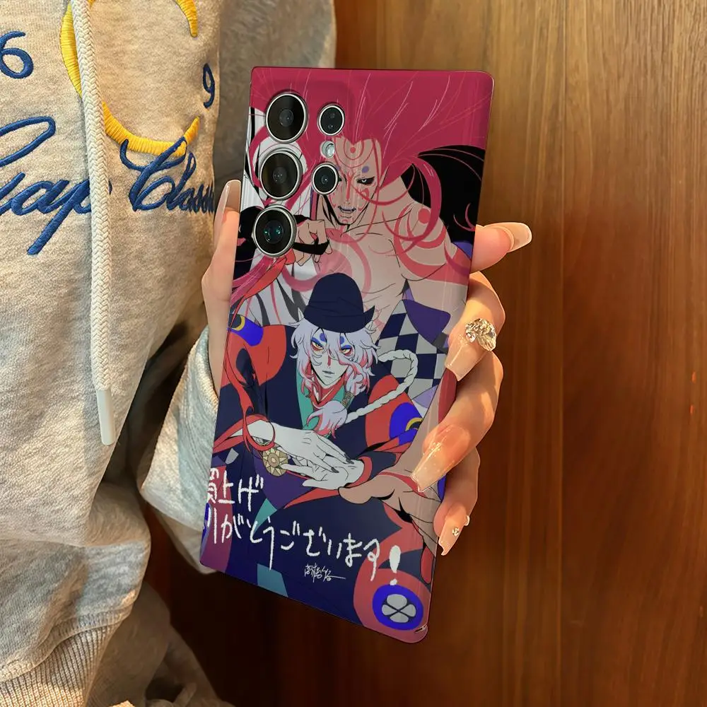 

Anime Mononoke Phone Case For Samsung S25 Shell GalaxyS24Ultra 23plus S22 21 A56 36 Glossy Film Hard PC Cover